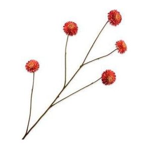 Silk-ka Kunstbloem-Zijden Bloem-Bessentak Zijde Rood 110 cm