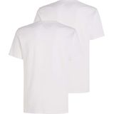 Calvin Klein - Basis 2-pack V-hals T-shirts Wit