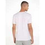Calvin Klein - Basis 2-pack V-hals T-shirts Wit