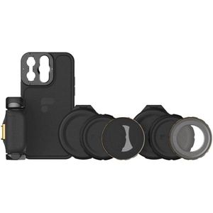 PolarPro - LiteChaser - iPhone 13 - PRO - Filmmaking Kit - Tasche - Filter - Griff - MagSafe kompatibel - Handy Fotografie/Videografie - Stromlinienförmig