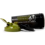 Gorilla Wear Shaker XXL - Zwart/Legergroen - 1000ml