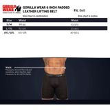 Leather Belt 1 riem Maat L/XL