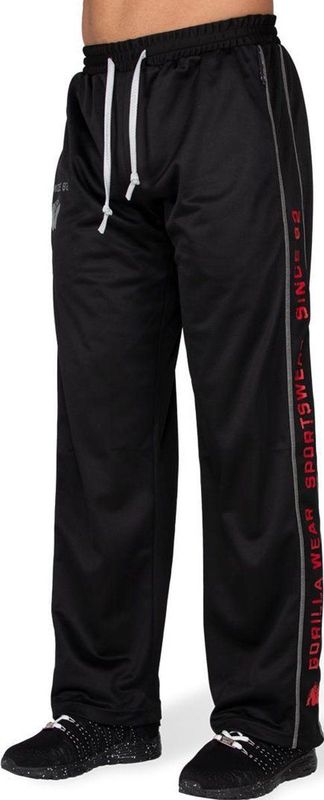 Gorilla Wear Functional Mesh Trainingsbroek - Zwart/Rood