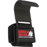 Gorilla Wear Weight Lifting Hooks  - Zwart
