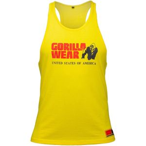 Gorilla Wear - Classic Tank Top - Geel - Katoen