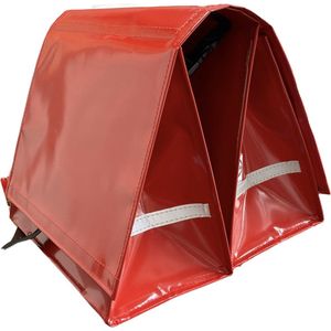 Du Baj  Budget L Red - Dubbele Fietstas - 45 l - Rood