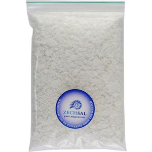 Zechsal Magnesium - Badmiddel - Navulzak - 2 KG - Pure magnesium badkristallen (47% concentratie) - Optimale magnesium opname - Effectief bij huidproblemen als psoriasis en eczeem