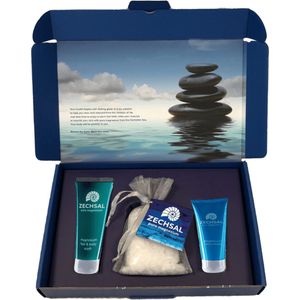 Zechsal - Luxe Geschenkdoos - Bodycream 30 ml - Hair & Body Wash 50 ml - Magnesiumkristallen 125 g