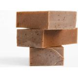 Werfzeep Koffiescrub – Scrub met Koffie - Natuurlijke zeep - Handgemaakt - Biologische en Vegan zeep - 100 gram