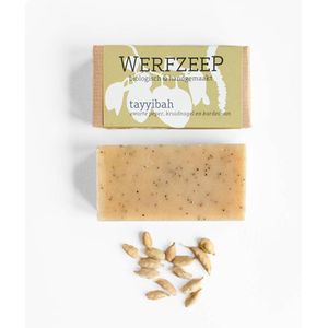 Werfzeep Tayyibah scrubzeep – Tayyibah - Biologische en Natuurlijke zeep - Handgemaakt - 100 gram