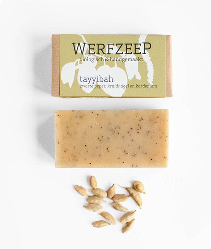 Werfzeep Tayyibah scrubzeep – Tayyibah - Biologische en Natuurlijke zeep - Handgemaakt - 100 gram