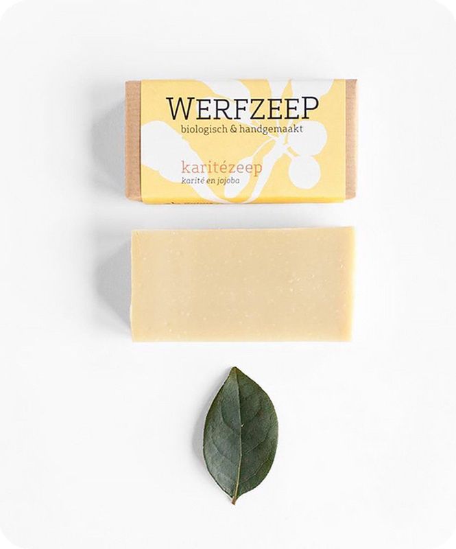 Werfzeep karitézeep – Shea butter – Biologische en Natuurlijke zeep - Handgemaakt - voor Gevoelige Huid -100 gram