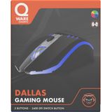 Qware - Dallas - Gaming-muis - RGB - 1.5 Meter Kabel