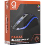 Qware - Dallas - Gaming-muis - RGB - 1.5 Meter Kabel