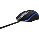 Qware Gamingmuis Dallas Rgb Zwart (gmm-1500)