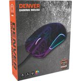 Qware - Denver Gaming Muis - Zwart - RGB - 7 Programmeerbare Knoppen