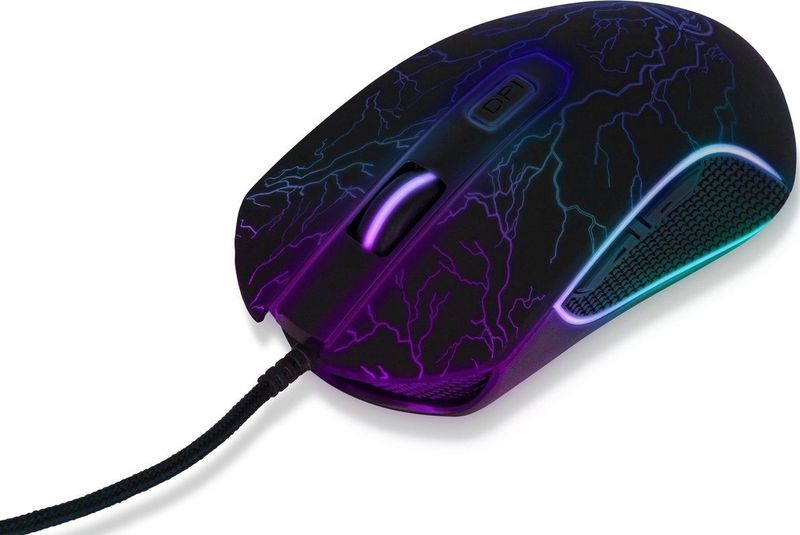 Qware Gaming - Muis - Denver - Gaming - RGB LED - 1000-1600-2400-3200 DPI