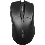 Qware - Preston - Draadloze Muis - Zwart - Ergonomisch Ontwerp