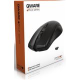 Qware - Preston - Draadloze Muis - Zwart - Ergonomisch Ontwerp