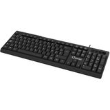 Qware Office - Toetsenbord - Bedraad - USB - Liverpool - Zwart - Qwerty