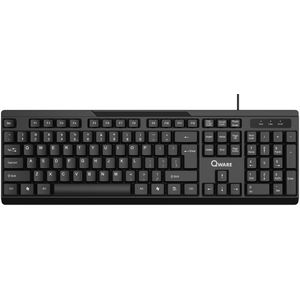 Qware - Liverpool - Toetsenbord - Zwart - Bedraad - QWERTY