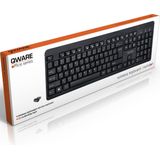 Qware - Swindon - Draadloos Toetsenbord - Zwart - QWERTY