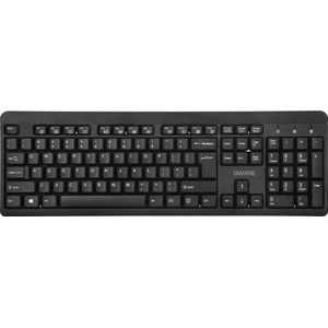 Qware Office - Draadloos Toetsenbord - 2.4ghz - USB - Swindon - Zwart - Qwerty