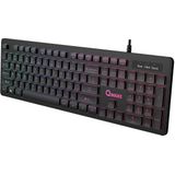 Qware - Kingston - Bedraad Toetsenbord - Zwart - USB-kabel 1.4 Meter