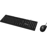 Qware - Hamilton - Toetsenbord en Muis - Bedraad - QWERTY