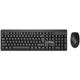 Qware - Nottingham - Toetsenbord Muis Set - Draadloos - Zwart - Qwerty