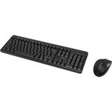 Qware - Nottingham - Toetsenbord Muis Set - Draadloos - Zwart - Qwerty