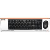 Qware - Blackpool - Draadloze Toetsenbord en Muis Set - Zwart - QWERTY
