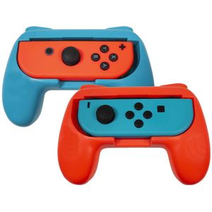 Qware Grips Voor Nintendo Switch - Blauw/rood