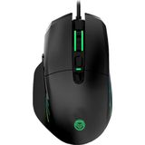 Qware - Newyork - Gamingmuis - Zwart - RGB