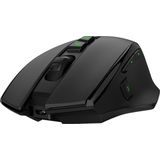 Qware - Fresno - Gaming Muis - Zwart - RGB LED - Draadloos - Oplaadbaar