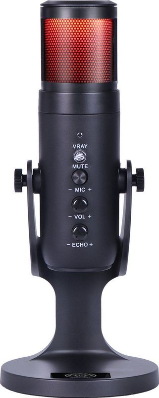 Qware - GMI-710 - Microfoon - Zwart - RGB Verlichting