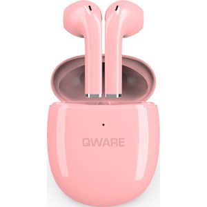 Qware Sound - Draadloze Oordopjes - Roze - Bluetooth 5.0