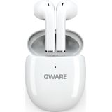 Qware Sound - Draadloze Oordopjes - Wit - In-Ear - Bluetooth Oortjes