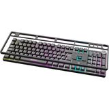 Qware Gaming - Toetsenbord - Daytona - Bedraad - USB - RGB - Multifunctionele Draaiknop - Azerty