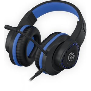 Qware - Gamingheadset Tulsa - Headset - Blauw - Robuust Ontwerp