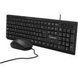 Qware Office - Toetsenbord - Muis - Bedraad - Desktopset - Combo - Hamilton - Azerty