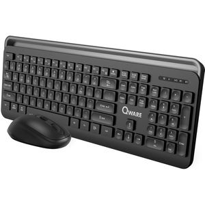Qware - Rotherham - Toetsenbord - Draadloos - Zwart - Qwerty - Ergonomisch