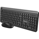 Qware Draadloos Toetsenbord + Muis Rotherham Azerty (qw Pcb-378bl)