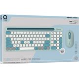 Qware - Florence - Toetsenbord - Draadloos - Groen/Turquoise - Multiconnect
