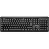Qware - Swindon - Draadloos Toetsenbord - Zwart - USB - Azerty