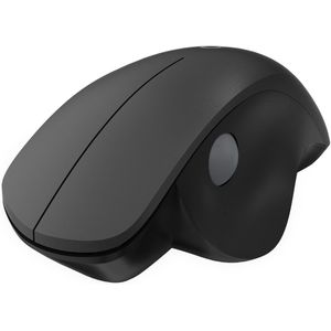 Qware - Luton - Ergonomische Muis - Draadloos - Zwart - 1600 DPI