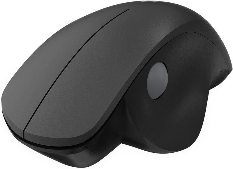 Qware - Luton - Ergonomische Muis - Draadloos - Zwart - 1600 DPI
