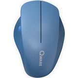 Qware - Luton - Draadloze Muis - Blauw - Ergonomisch Ontwerp - 1600 DPI