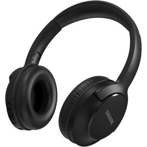 Qware - Draadloze Koptelefoon - Draadloos- Bluetooth 5.1 - Headset - Headphone - Volumeknoppen - USB-C - 20h luisteren op 50% - Vouwbaar Design - Zwart