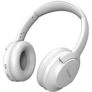 Qware - Draadloze Koptelefoon - Draadloos- Bluetooth 5.1 - Headset - Headphone - Volumeknoppen - USB-C - 20h luisteren op 50% - Vouwbaar Design - Wit